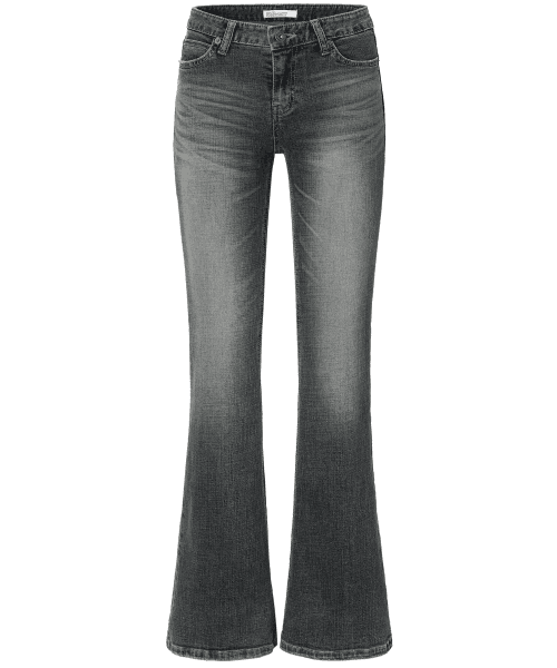 Vintage Scratch Bootcut Jeans (blue)