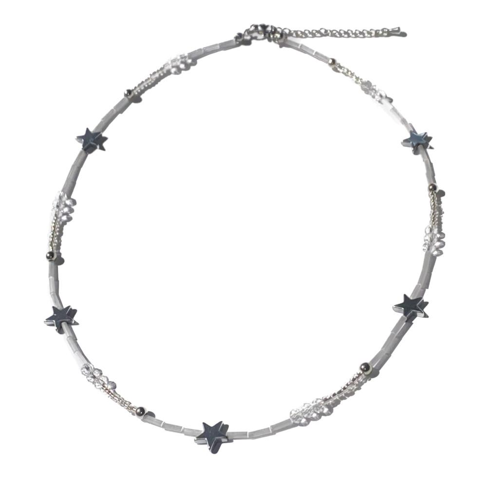 마스마스 marsmars 별 목걸이 star necklace (white)