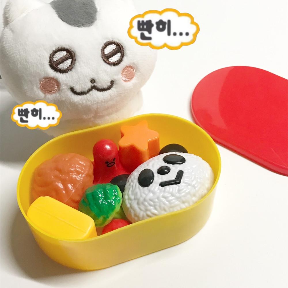 판다 도시락 피규어