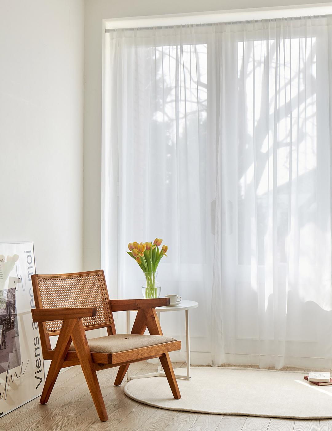 데일리무드 설치 쉬운 차르르 쉬폰 커튼 가리개커튼