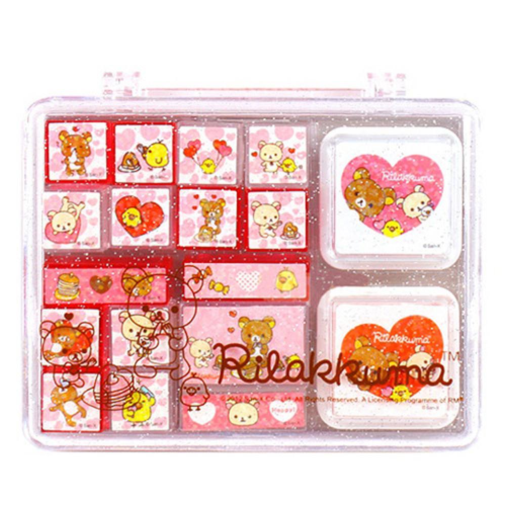 리락쿠마 러블리 다이어리 스탬프