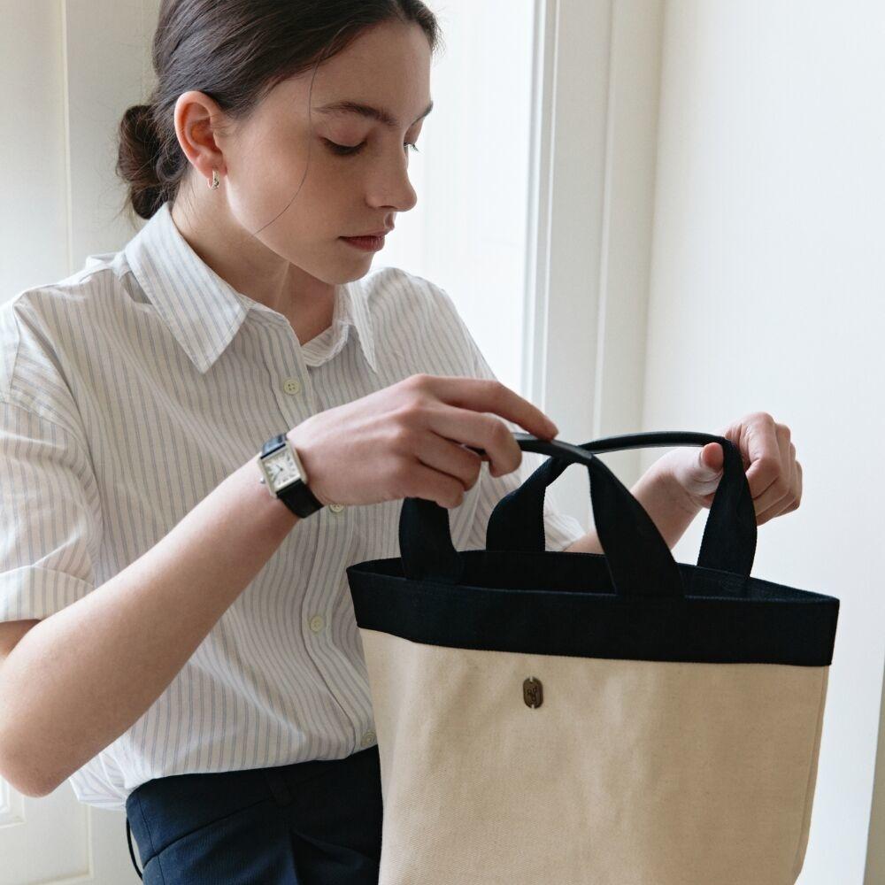 [류이서 착용] market bag - ivory (L)