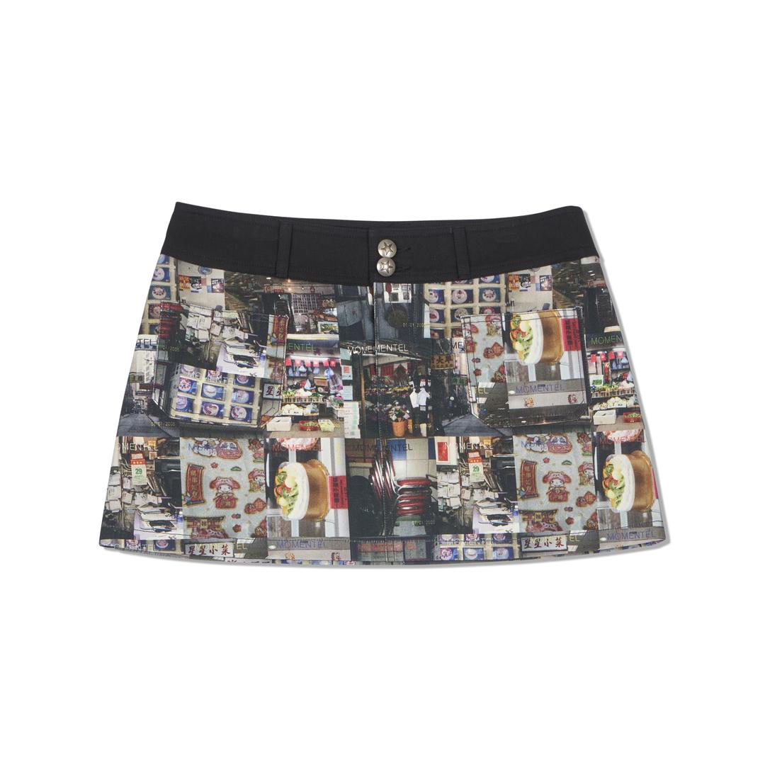 Hong Kong Photo Mini Skirt