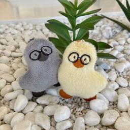 Glasses duck keyring (SET구성 할인)