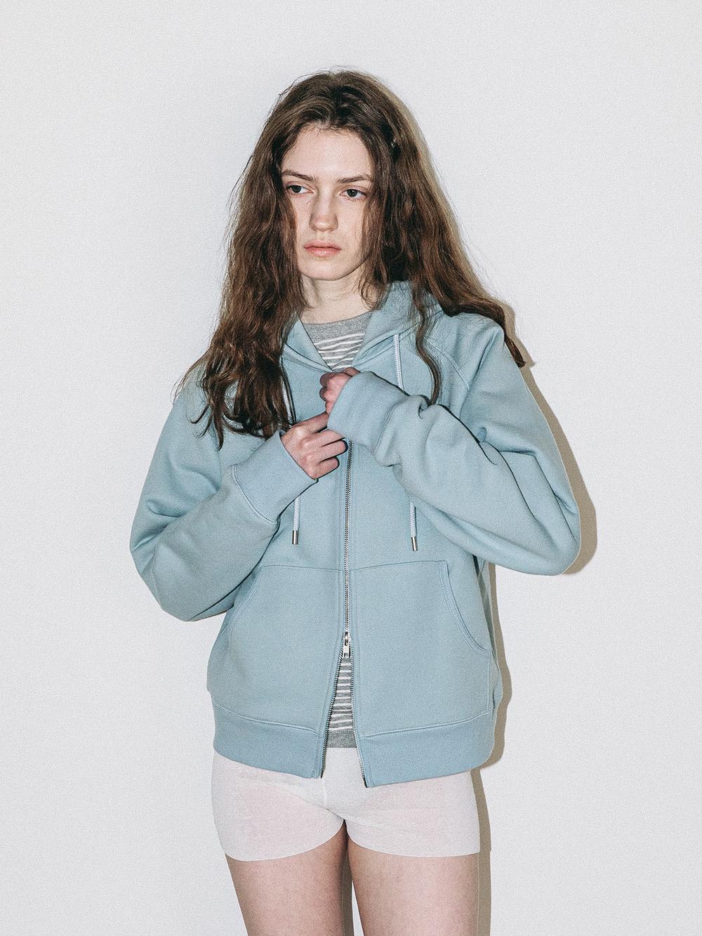 [new] Classic hoodie zip-up  - Blue