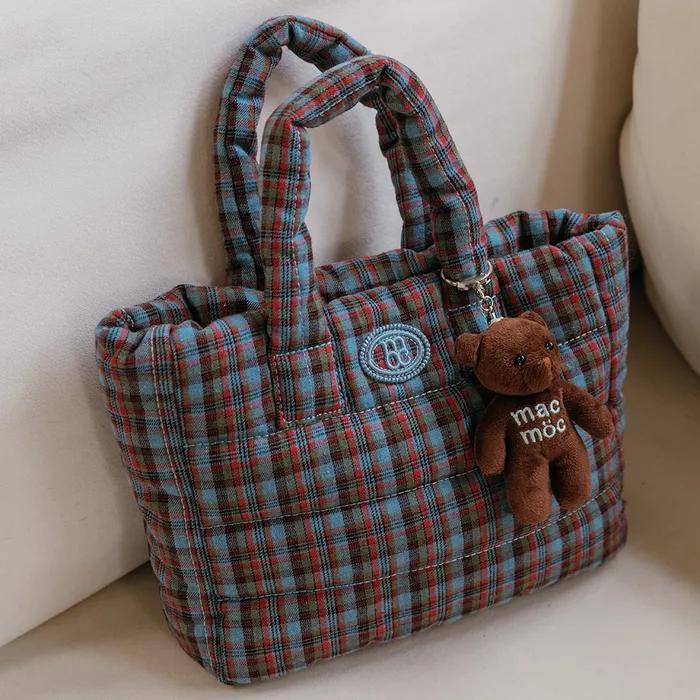 [뉴컬러] Jjoman 쪼만 퀼팅 데일리 토트백_10color