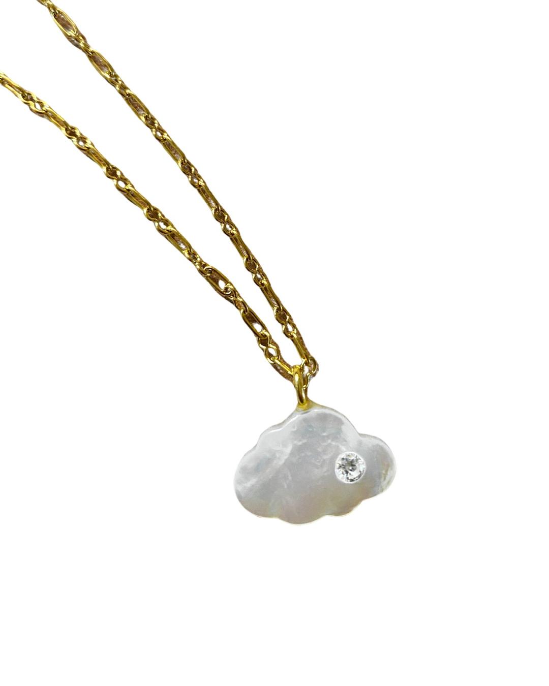 CLOUDY WITH A CHANCE OF SPARKLE NECKLACE — N O T T E