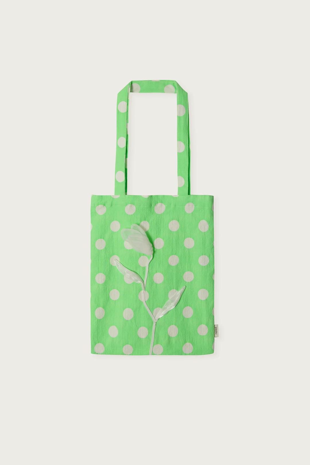 TULIP DOT BAG POST IT GREEN