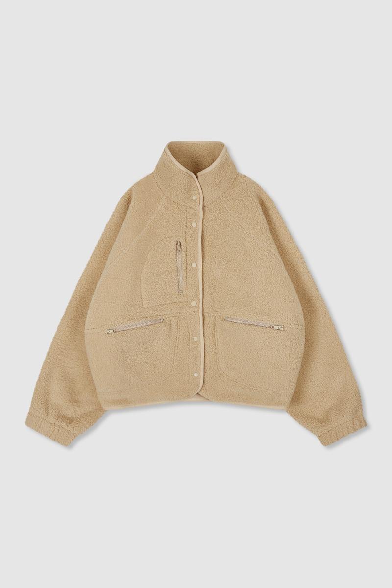 (NEW COLOR) Mild Fleece Jacket / butter