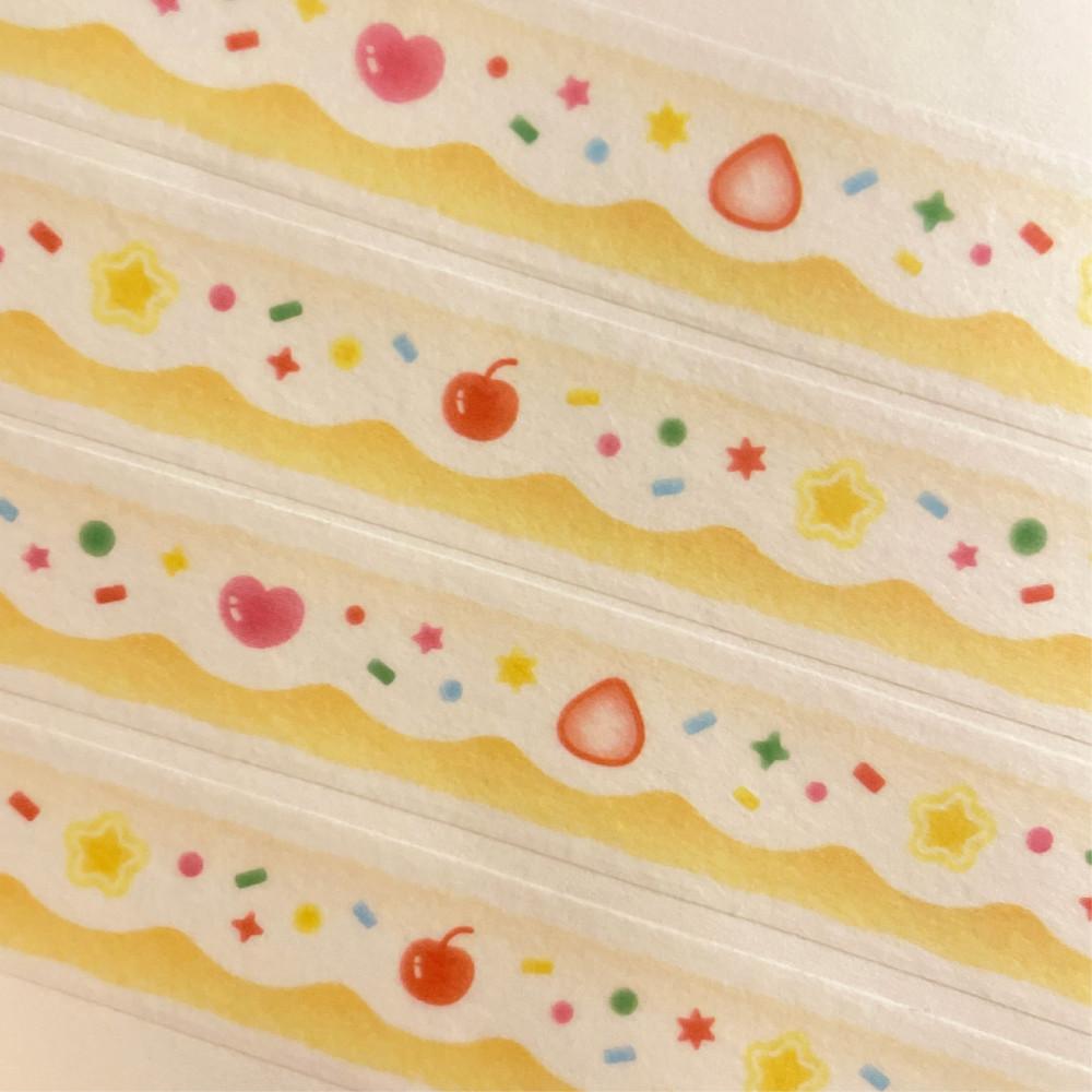 [끼니디자인] 뽀짝생크림데코 마스킹테이프