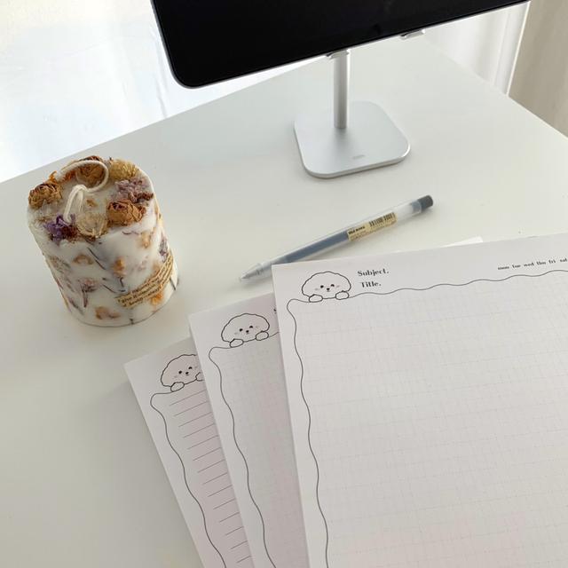 bebedobu notepad 01 l 베베두부 노트패드 떡메모지 떡메