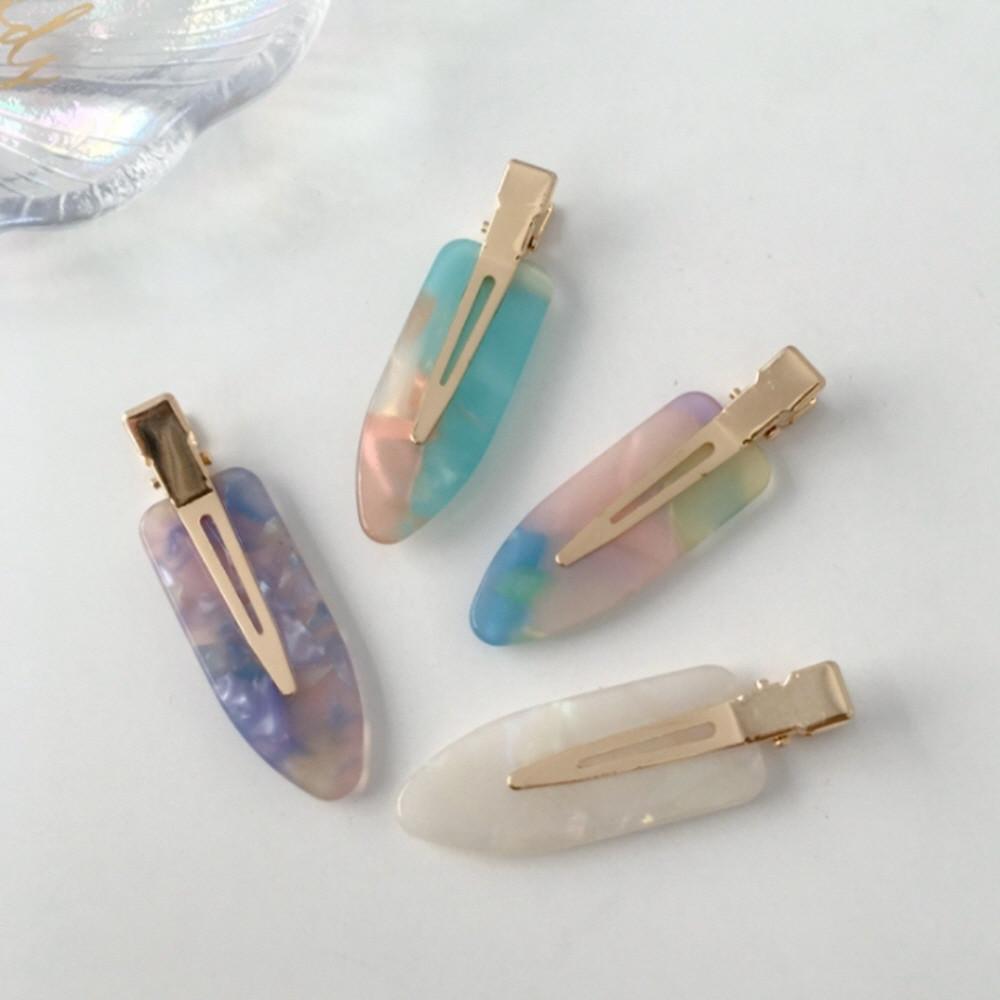 자개 서핑보드 머리고정핀 메이크업용 사이드핀 앞머리핀 포인트집게핀