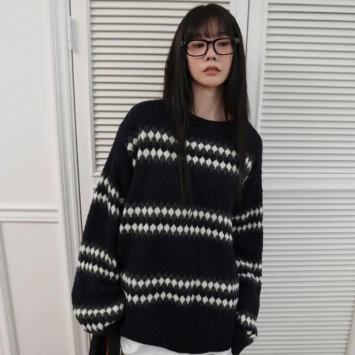 25FW [PLC] mtv honeycomb knit