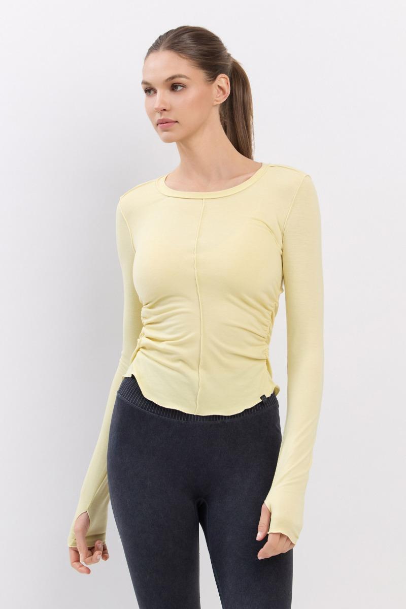 TL127 L/S COVER UP YELLOW