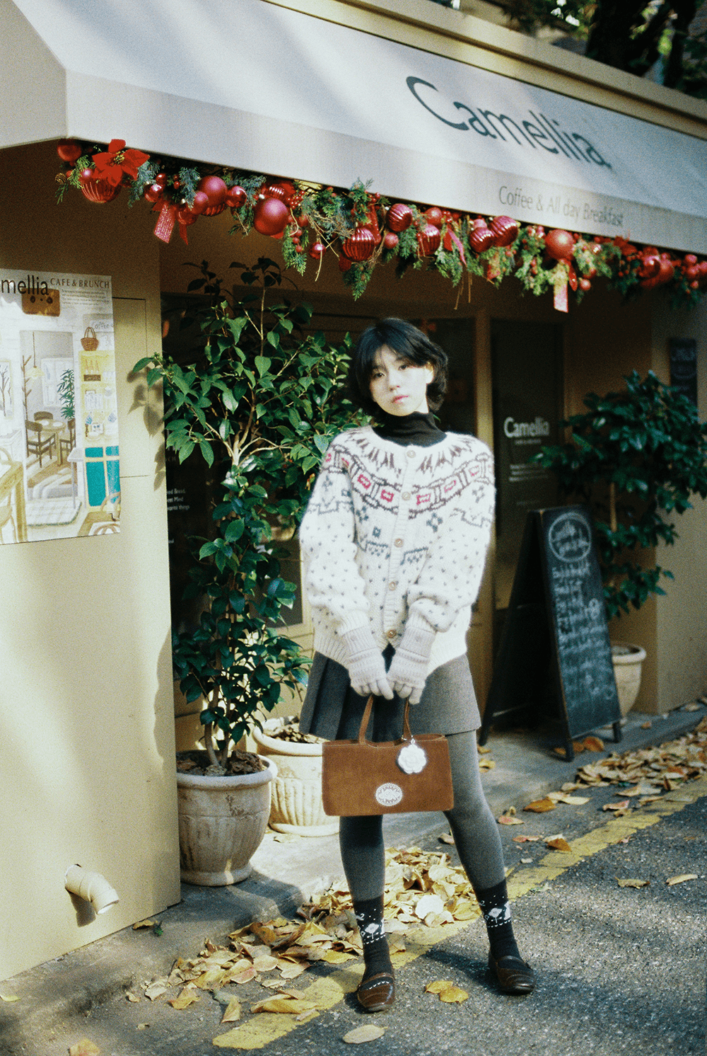 [11/19 배송] Flower lace tote bag