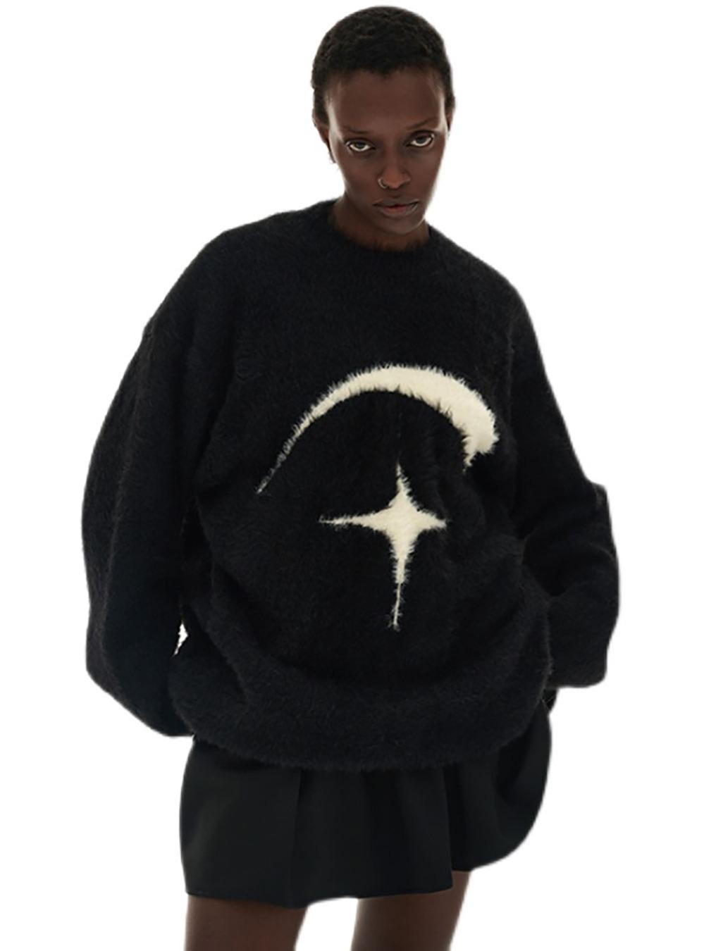 [ANTERIOR LOVED] Velvet Heavy Knit Sweater (2color)