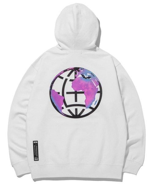 LMC EARTH LOGO HOODIE white