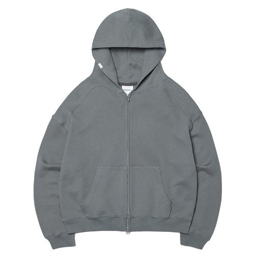 M.L HOODED ZIP-UP - GRAY