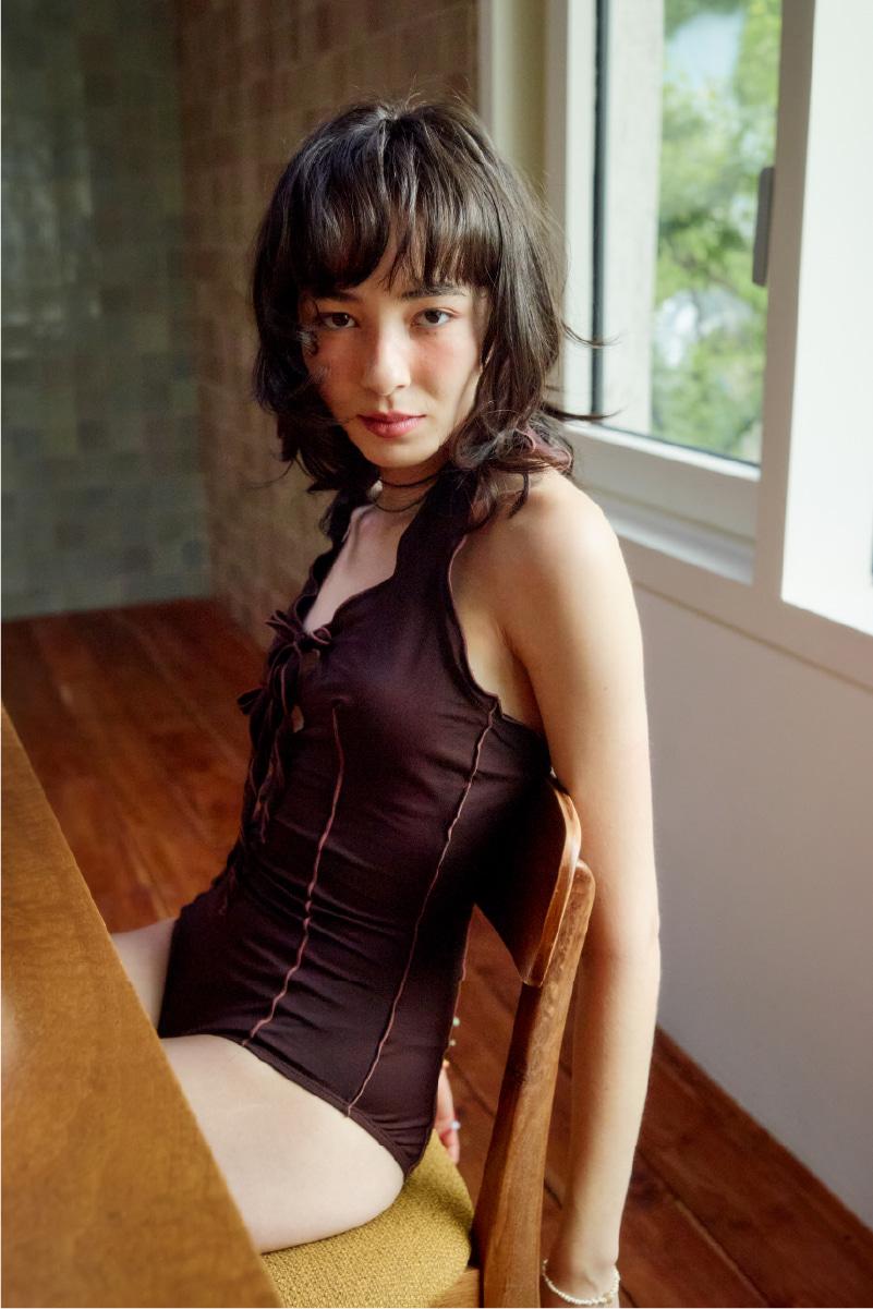 Mermaid Swimsuit _ Brown