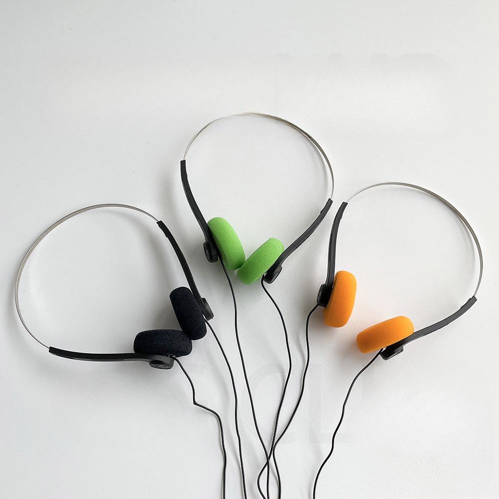 빈티지 레트로 온이어 헤드폰 헤드셋 RETRO FOAM ON-EAR HEADPHONES