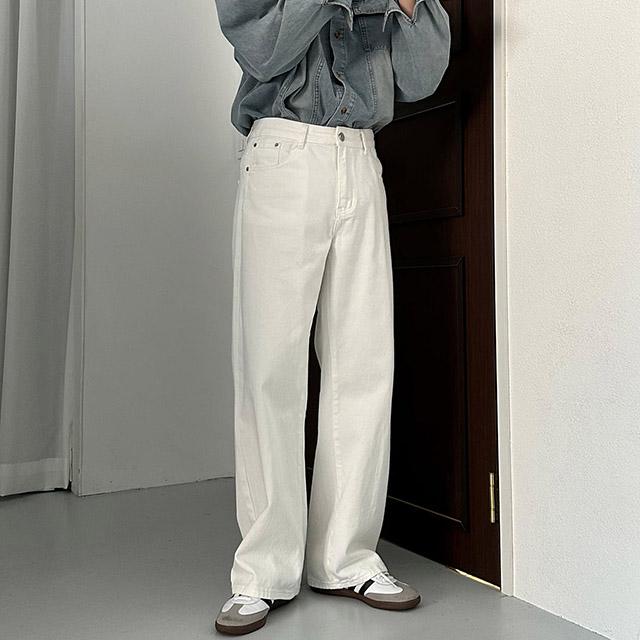 카일로 2컬러 코튼 와이드 팬츠 new
