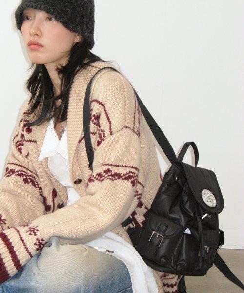 Nostalgia chubby Backpack Black