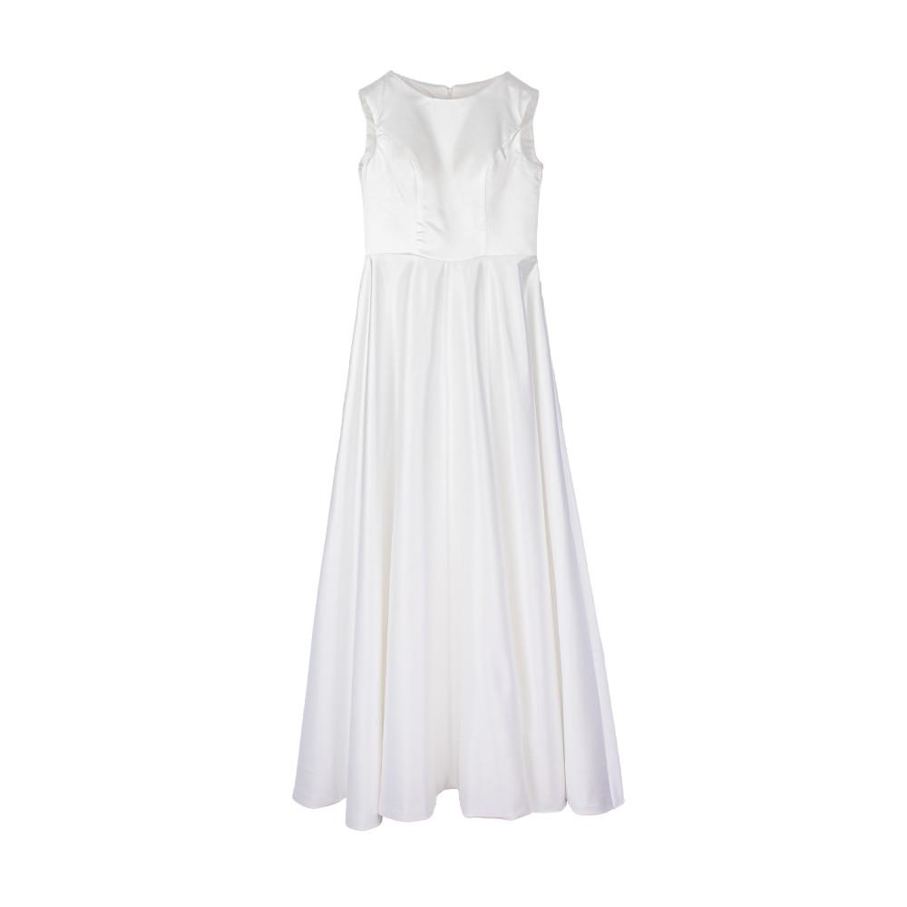 아스카 새틴드레스 피로연 드레스 결혼식2부 민소매 드레스 브라이덜샤워 원피스