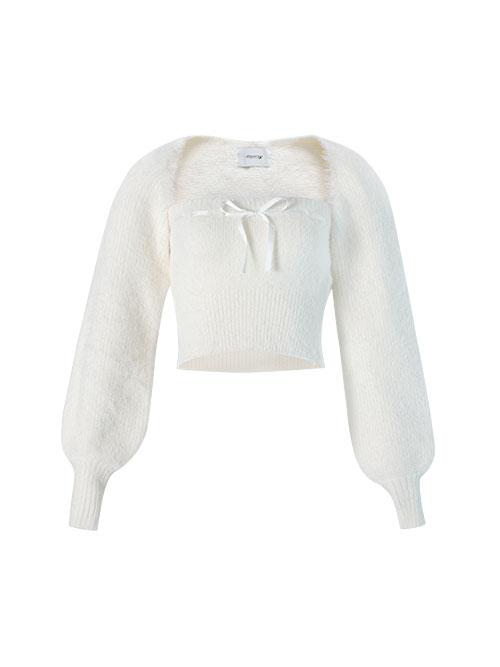 Soft effy bolero set (Ivory)