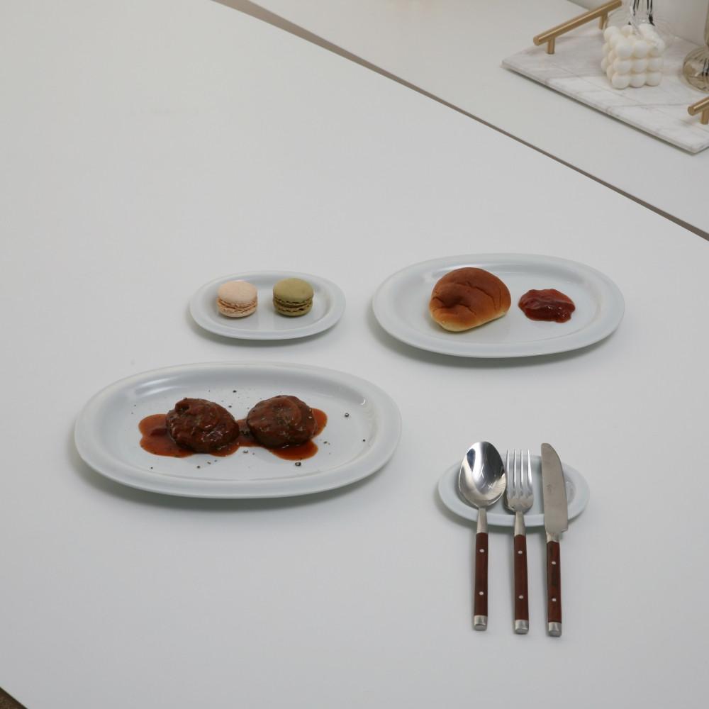 1400 mitterteich 미터타이크 볼륨오발 플레이트6size 플레이팅 파스타 접시