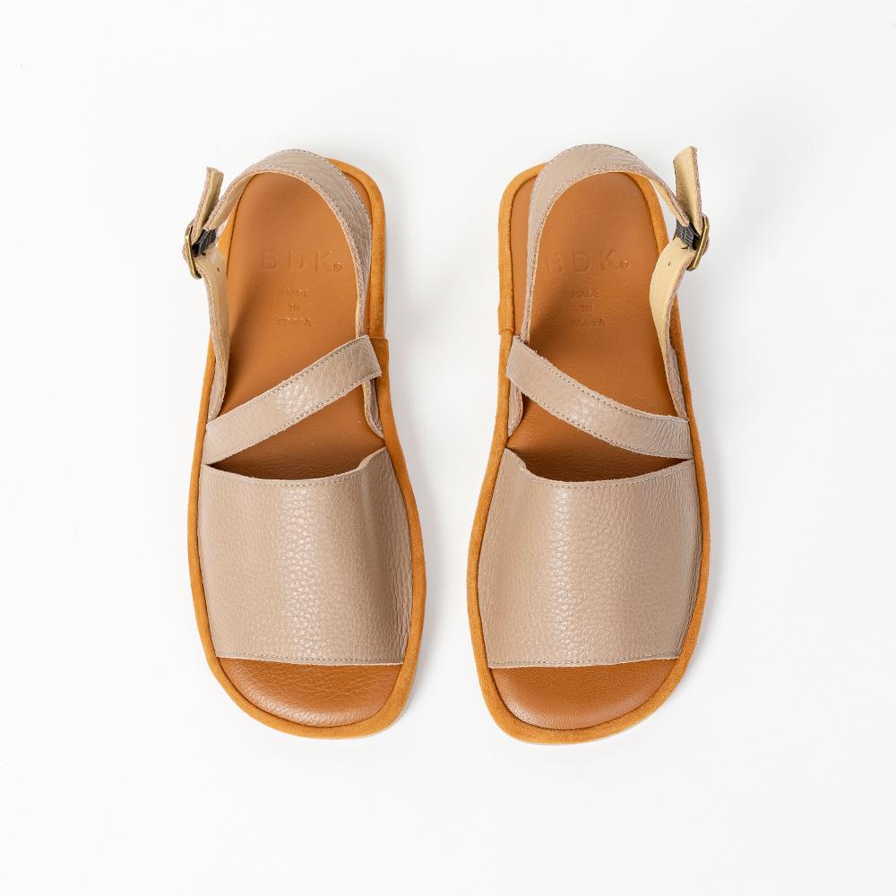 1084 레드빈토프 소가죽 컷앤소운 듀얼 샌들