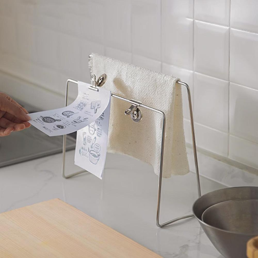 304 스텐 행주건조대 틈새 주방 수건 행주걸이