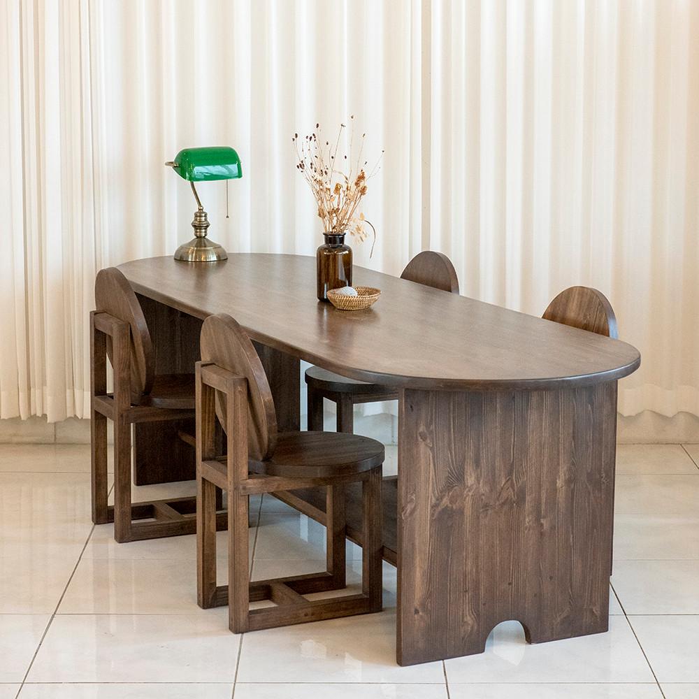 소년과나무 노르웨이 원목 쉐어 테이블