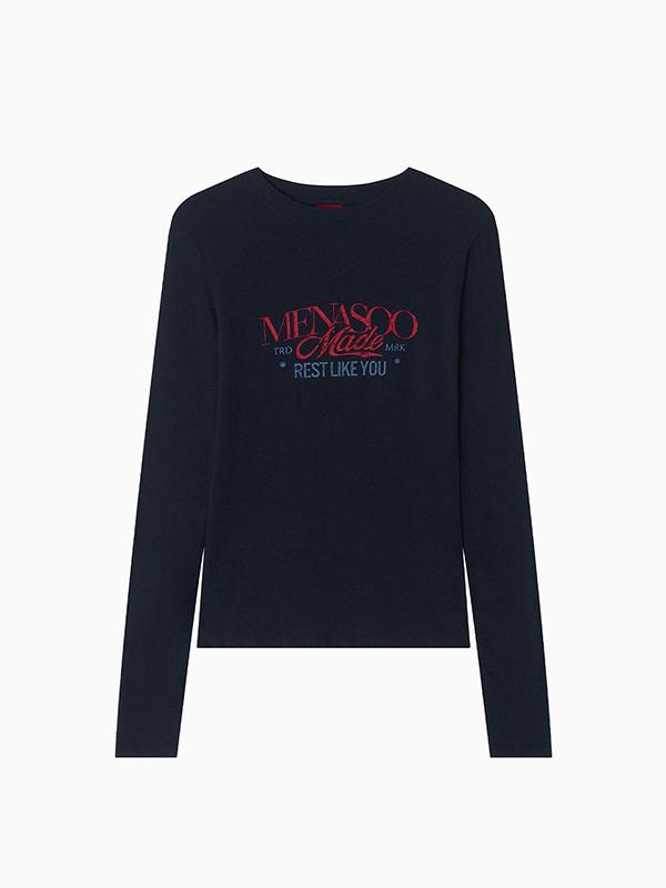MNS Soft Fitted Long T Shirt_Navy