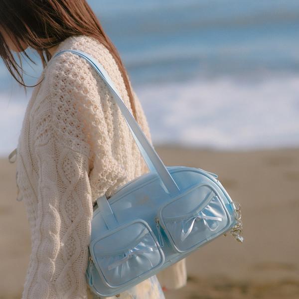 데이라이프 스프링 윈드 숄더백 (블루)