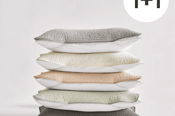 [5%쿠폰][1+1] 원데이원픽 순면 피그먼트 밴딩 여름 베개커버 5color 2size