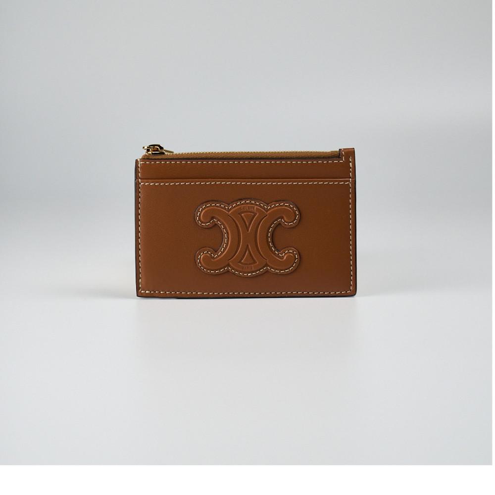 셀린느 트리오페 카드홀더 지퍼 카드지갑 10K583EMJ