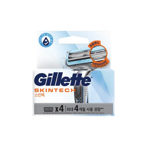 질레트(GILLETTE)  2024 스킨텍 면도날 4입 - 후기 | 무신사