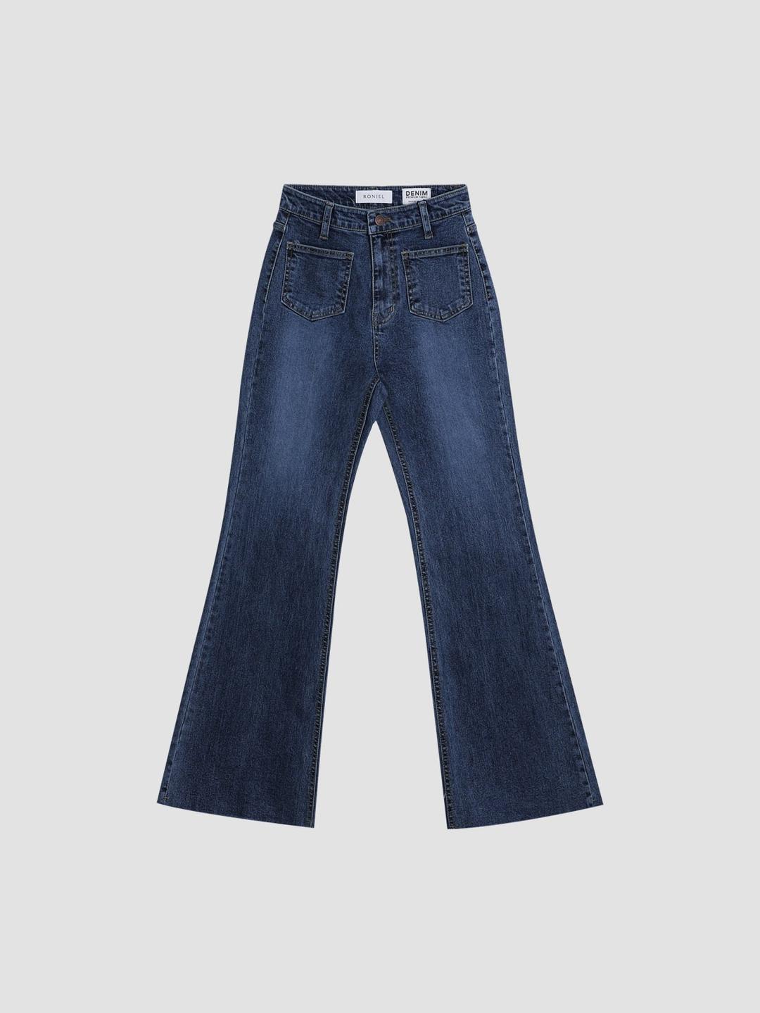 리제 포켓 부츠컷 데님