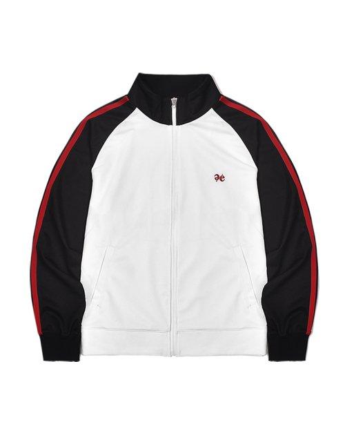 Basic Logo Track Zip-Up - Black