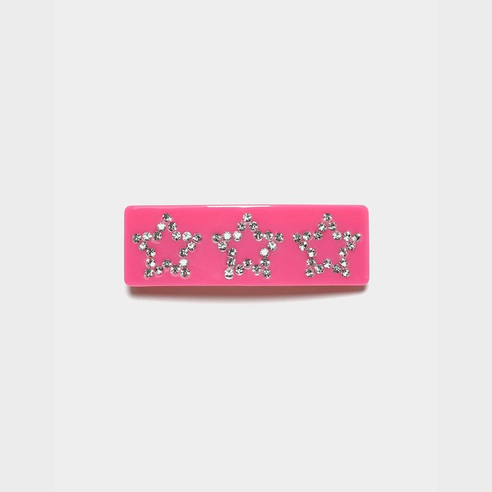 [ By FRUTA ]  STAR  PINK CLIP PIN