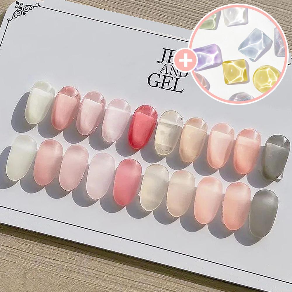 젤앤젤 오리지널 시럽젤 10종+유리알 세트