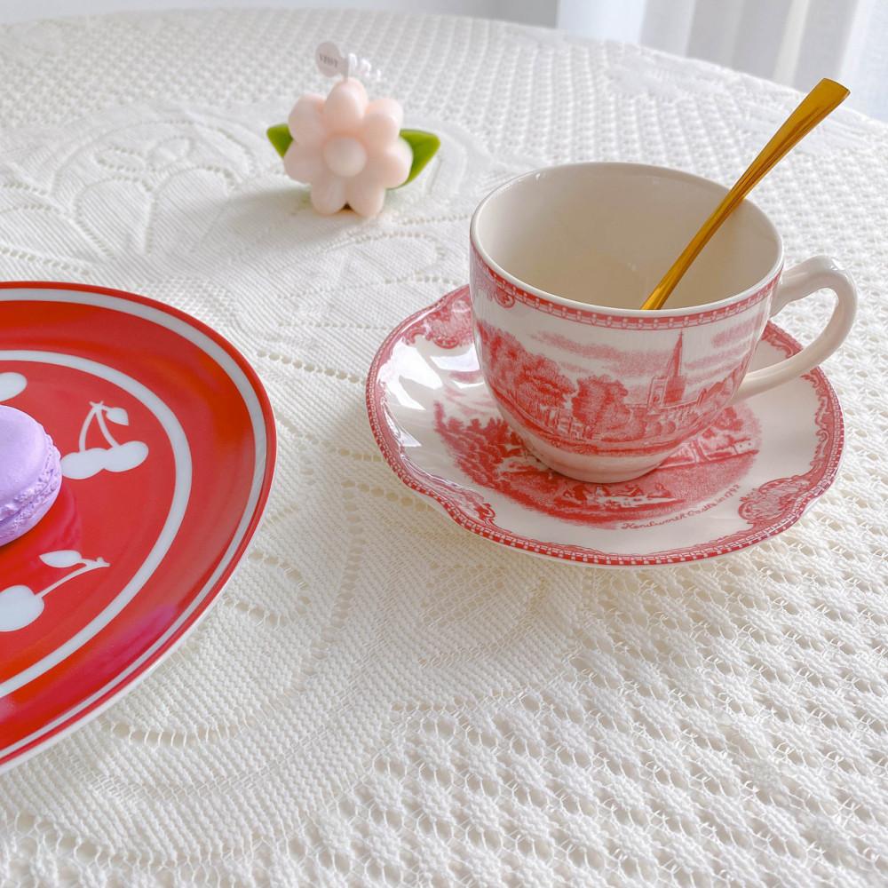 존슨브라더스 올드 브리튼 레드 캐슬 커피잔 홈카페 컵세트 영국풍 잔 예쁜 찻잔 엔틱 컵소서