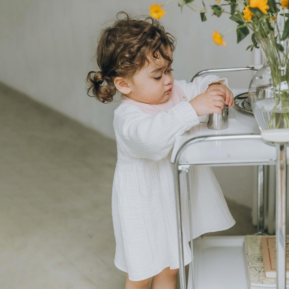 [베이비] 빌리 크림 원피스