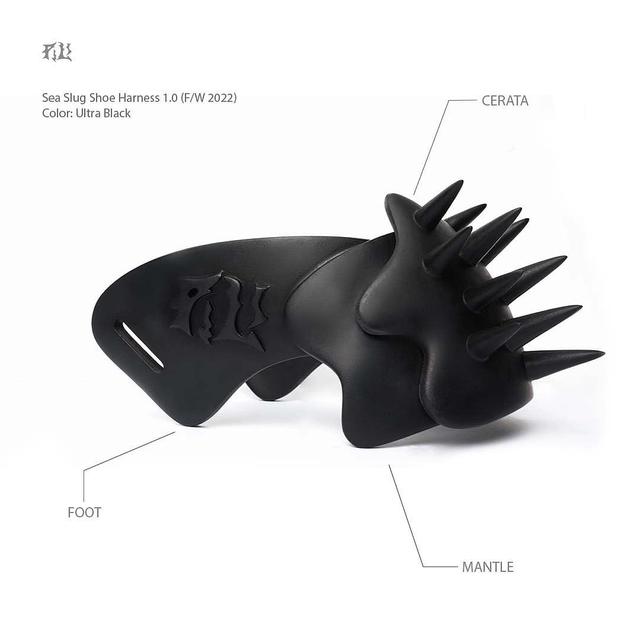 PILI Shoe Harnesses -  Ultra Black| SEASLUG 1.0