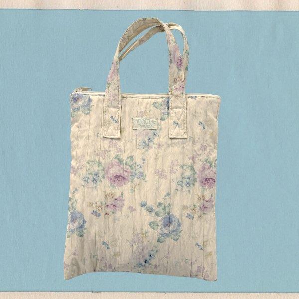 buttercream rose tote bag