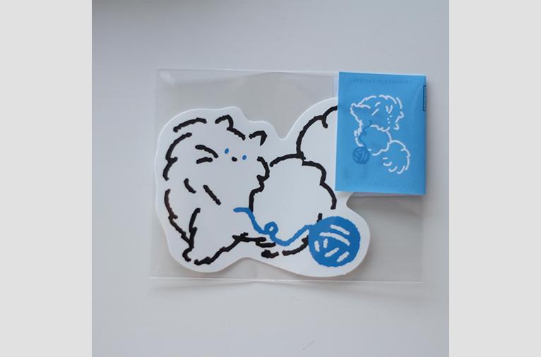 [노낫네버] 리무버블 모양씰 크림캣