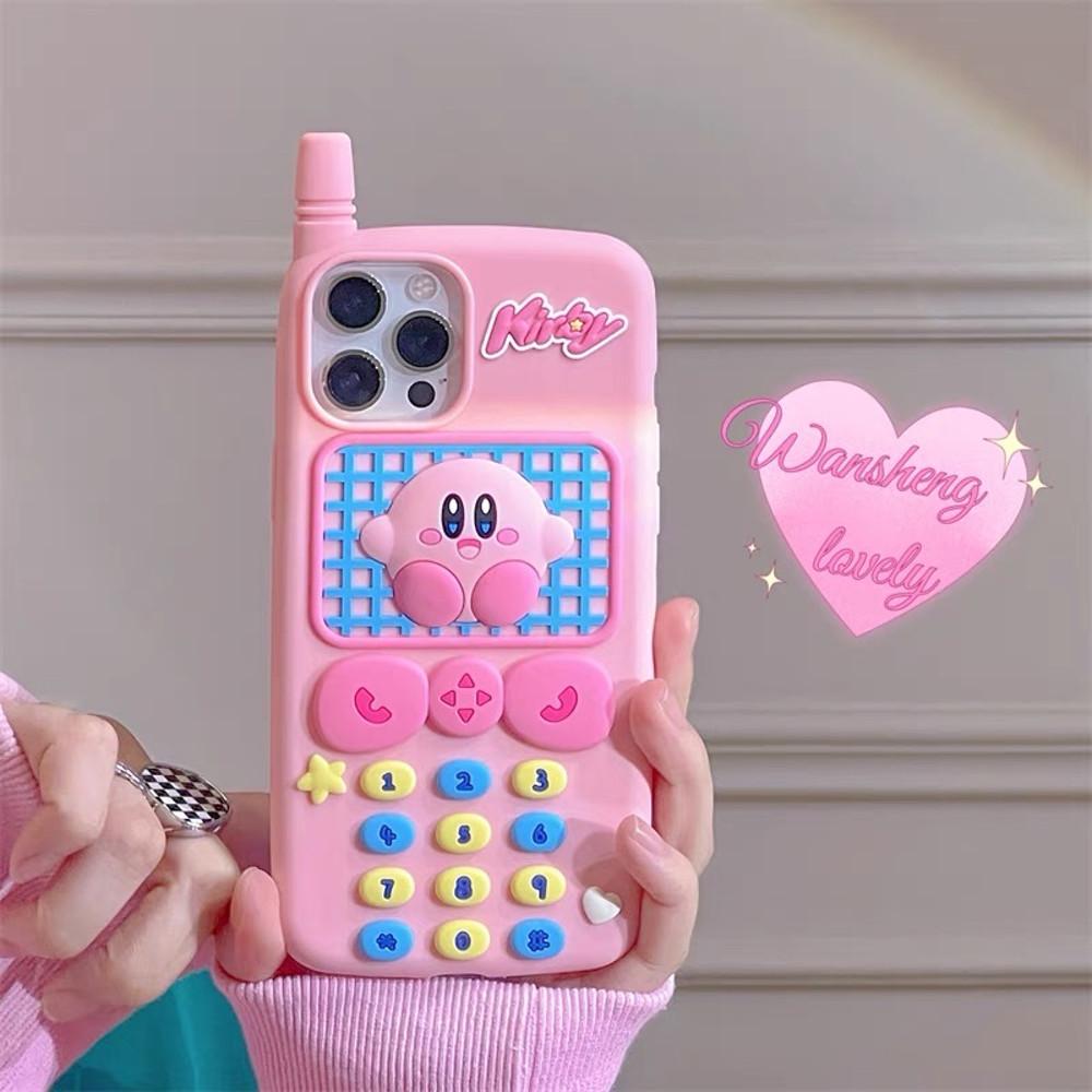 귀여운 별의커비 노키아모양 실리콘 아이폰케이스