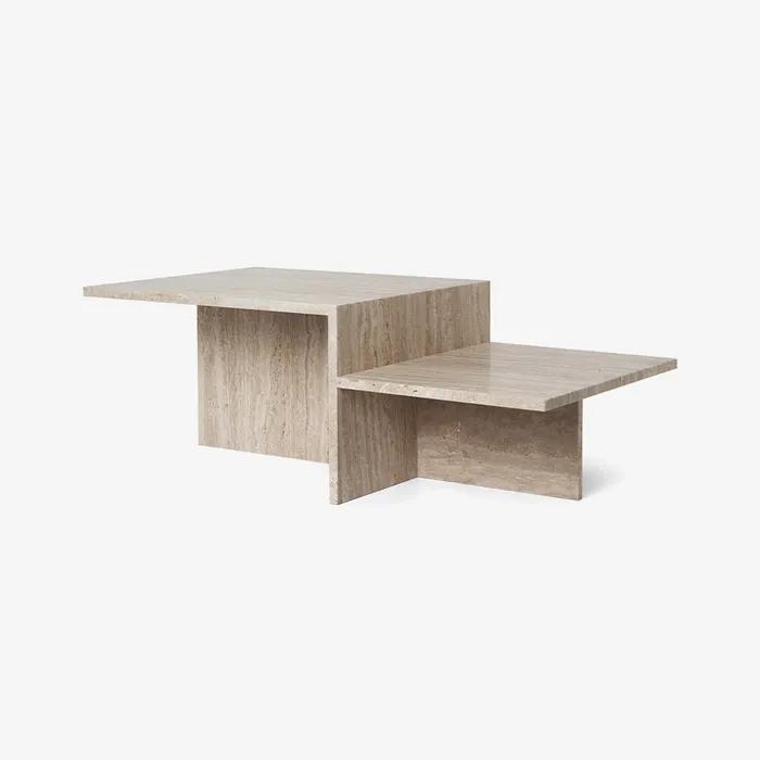 DISTINCT COFFEE TABLE TRAVERTINE