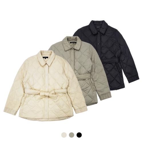 여)나일론 다이아 퀼팅 중경량 점퍼(덕80/20) [FKPWCUE504P]