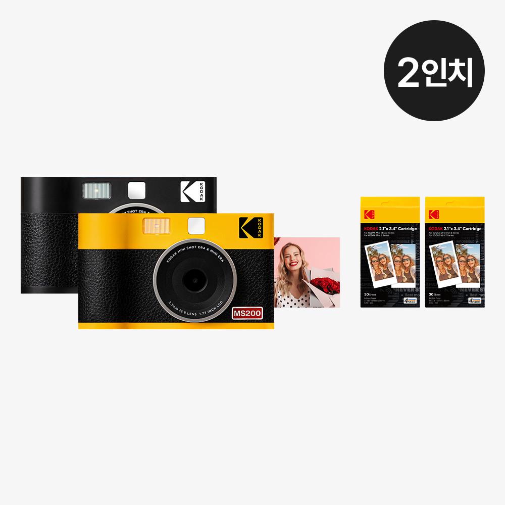 [신제품] 코닥 미니샷 2 ERA 폴라로이드 카메라+카트리지 68매 번들